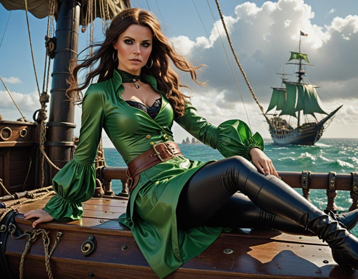 Fierce Female Peter Pan Pirate