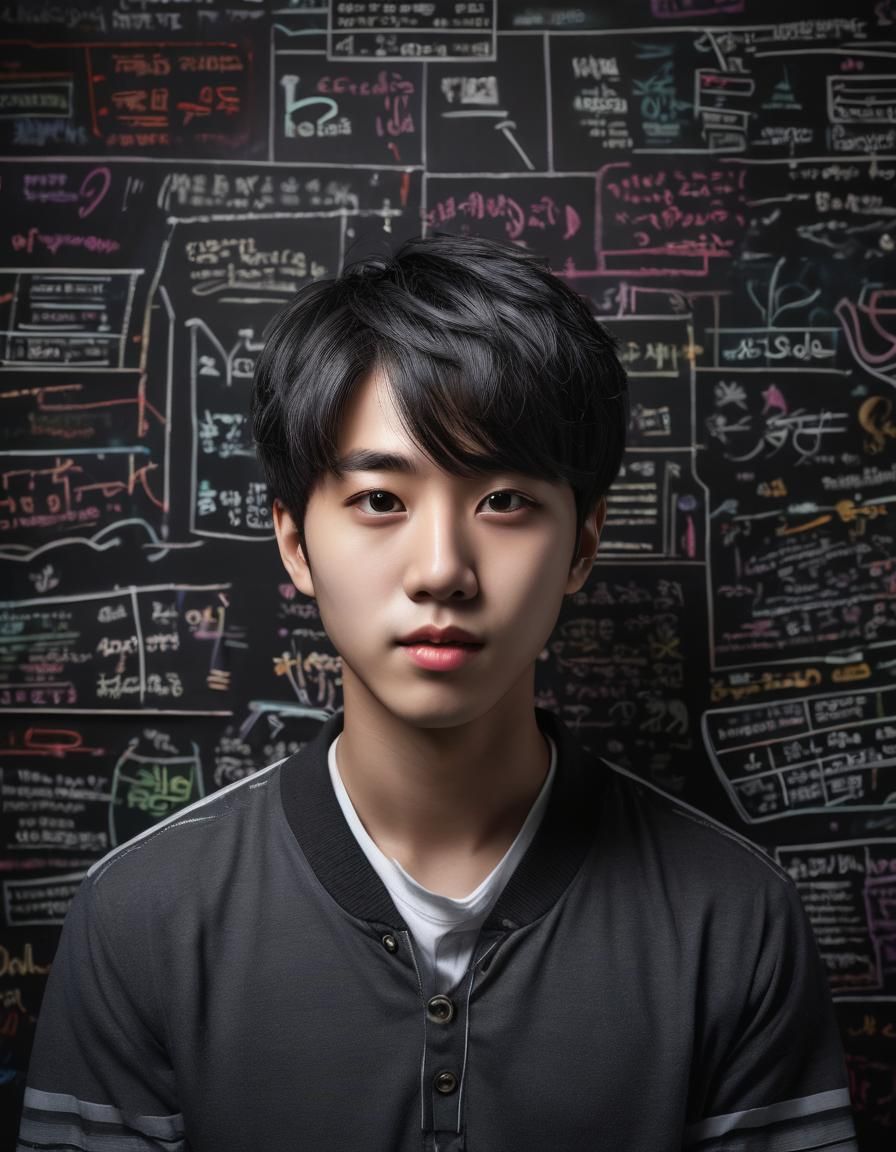 A k-pop idol student