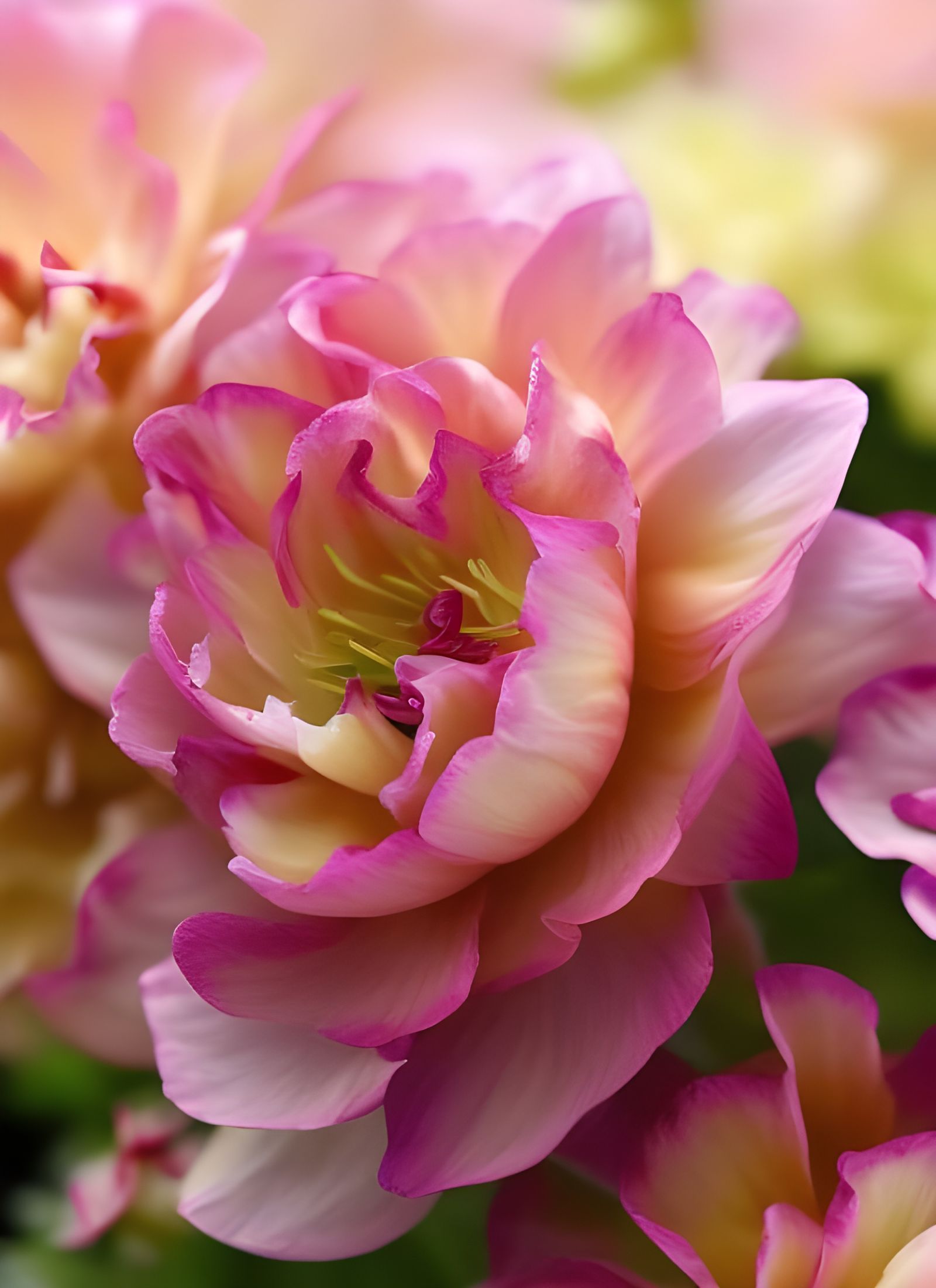 Exotic Flower Architecture in Clouds: Hyperreal Technicolor