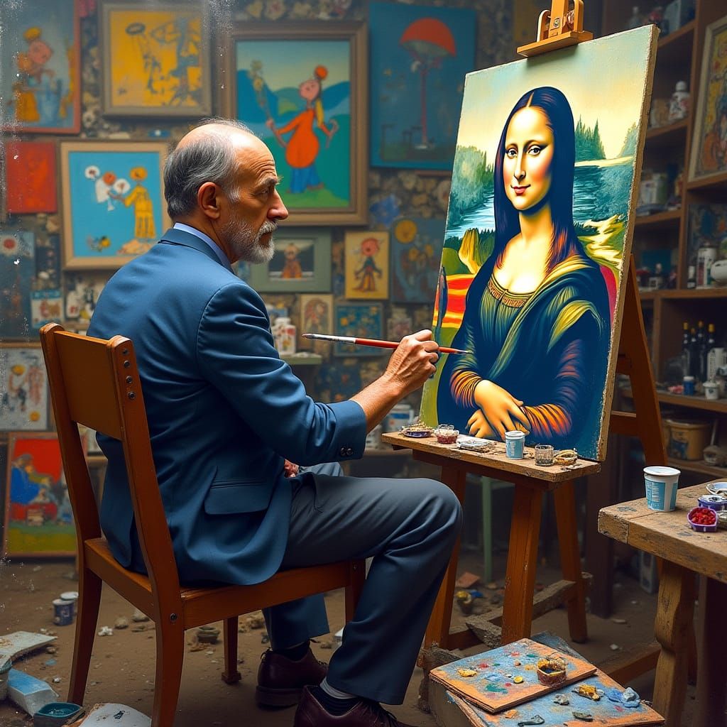 Picasso's Cubist Mona Lisa