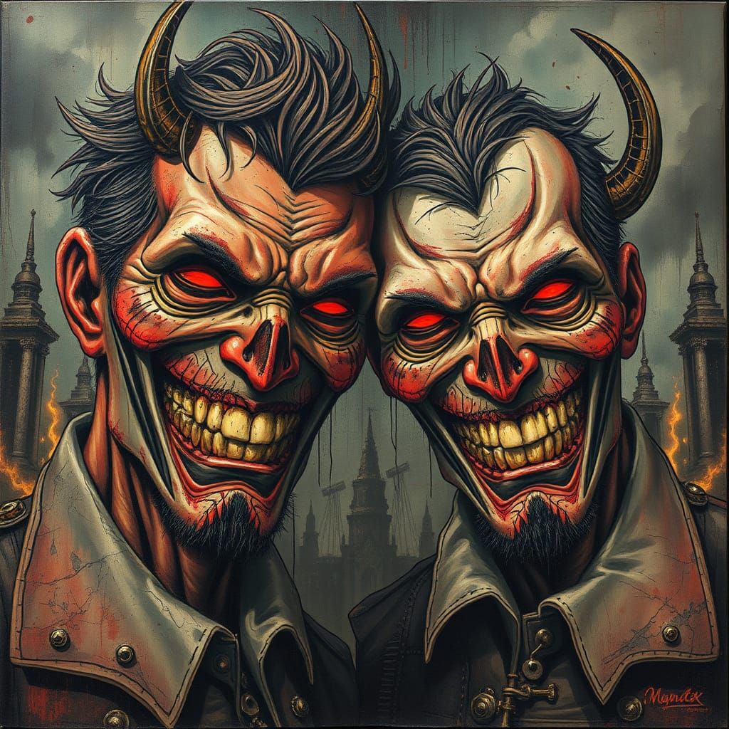 Diabolical Men in Post-Apocalyptic City