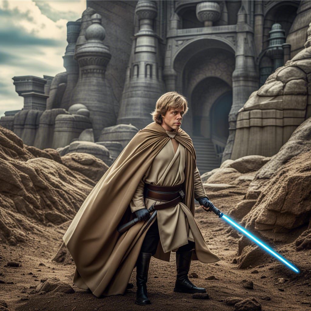 Post Return of the Jedi Luke Skywalker (SDXL 0.9)