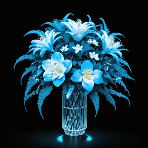 Simple Black and White AI Image