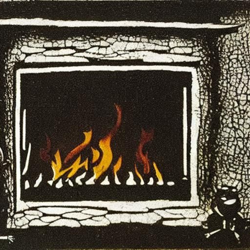 Cursed Stove Brew: Bosch and Rothko Inspired