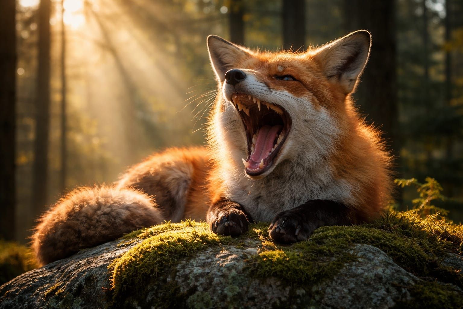 The drowsy red fox is bored with all these sappy peaceful challenges