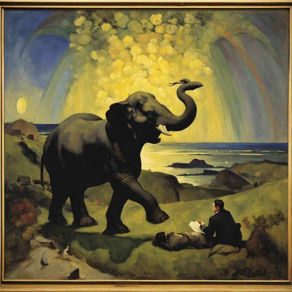 Majestic Creatures Under Enchanted Skies