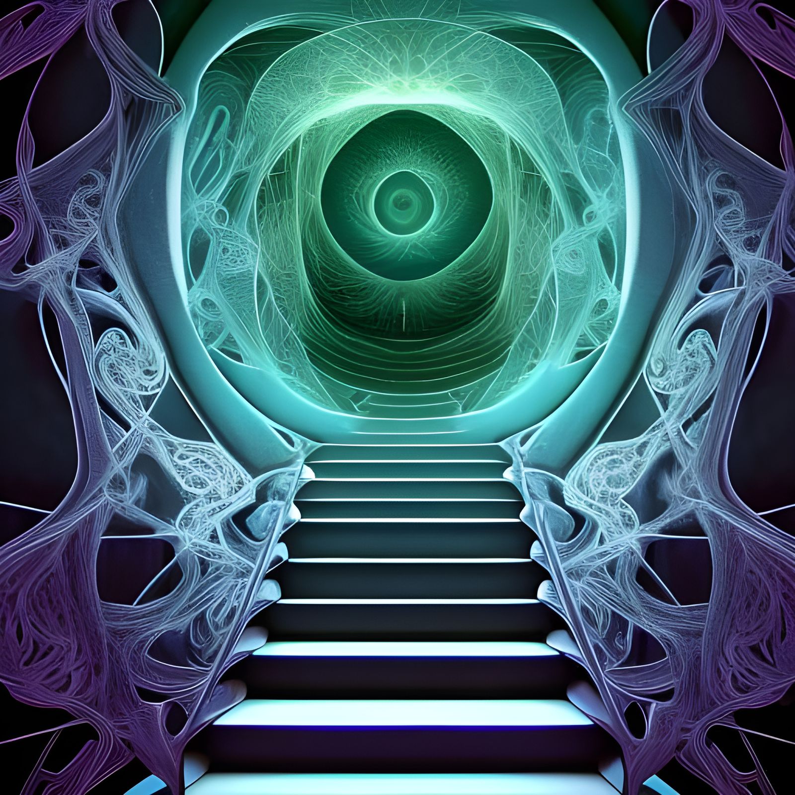 A Stairway Leading Into The Void