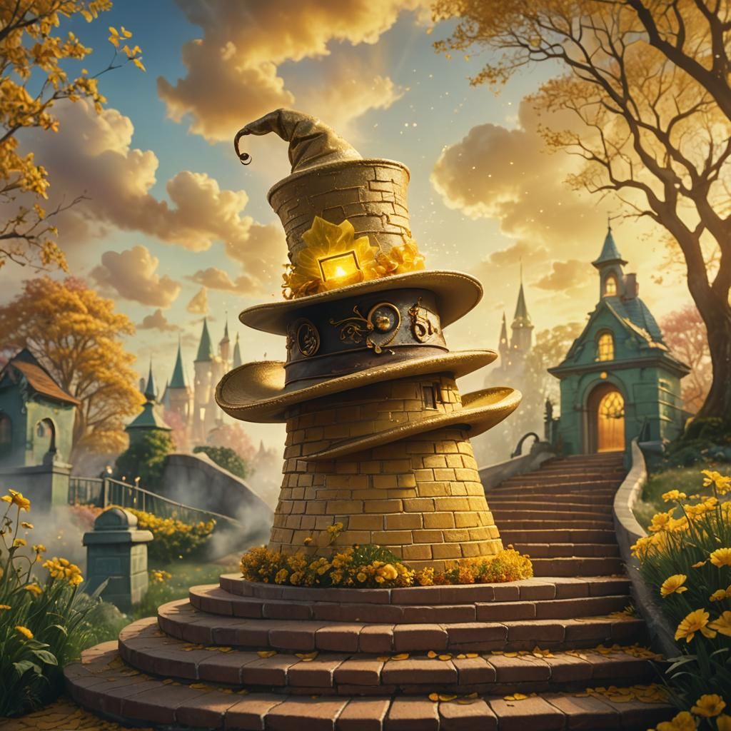 Oz's Magical Hat: Surreal Stairway to a Dream World
