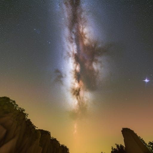 Stunning Milky Way: Hyper-Detailed Photography