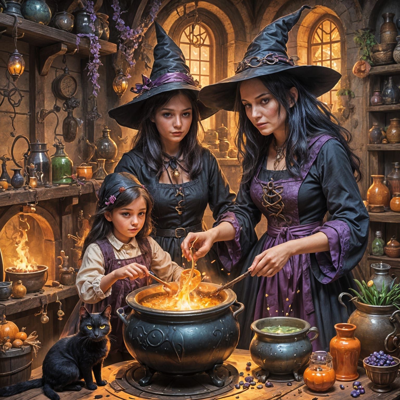 Witch's Brew: A Cute Magical Lesson