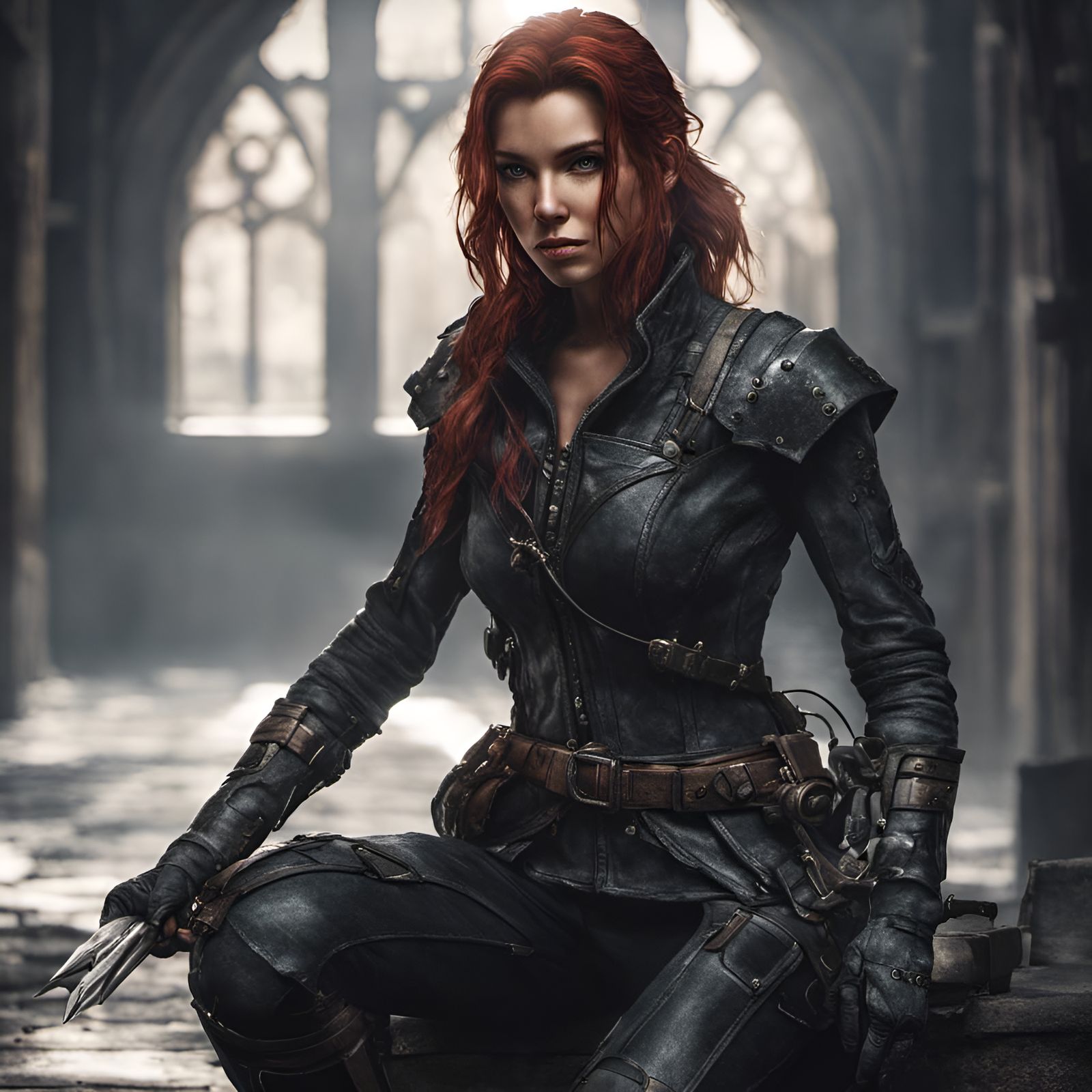A D&D rogue influenced by Black Widow