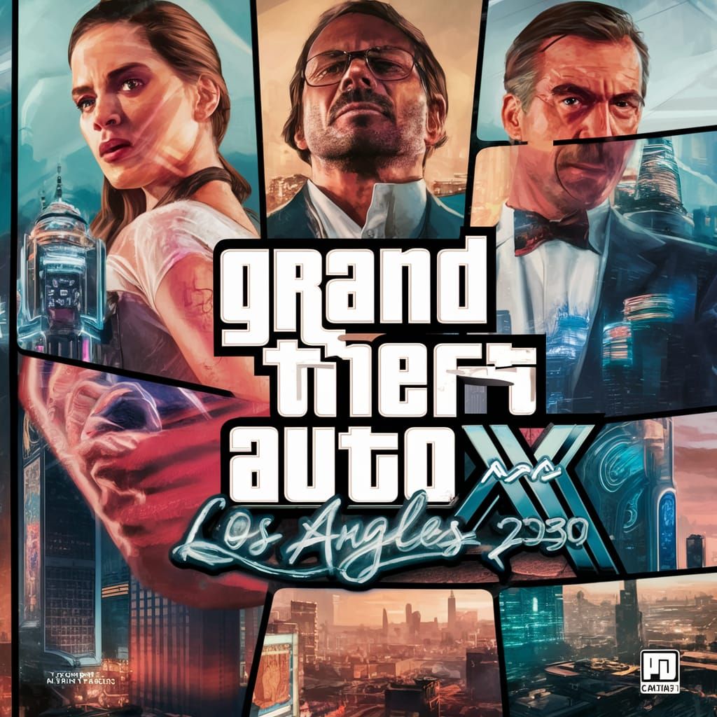 Grand Theft Auto XII: Los Angeles 2030 - Cinematic Scene