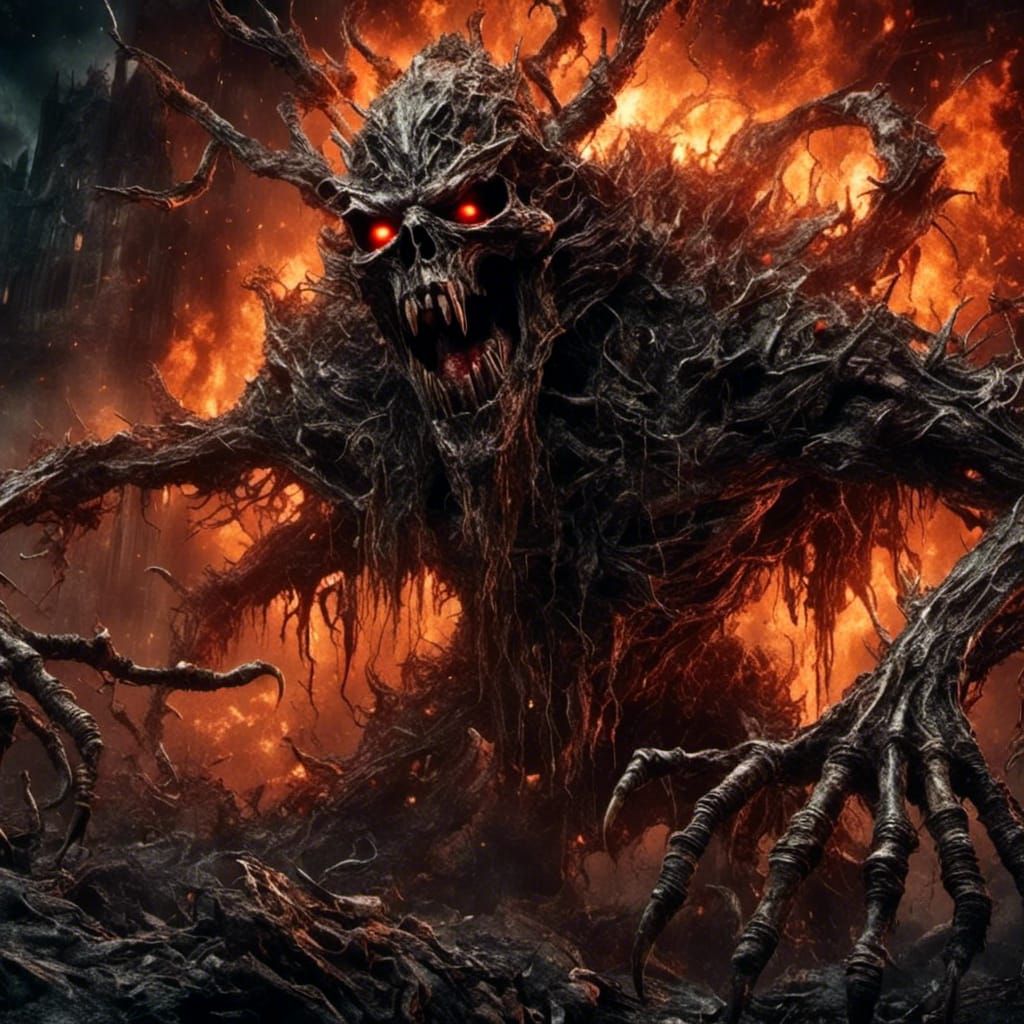 Dark Fantasy Bells of Terror in Realism Style