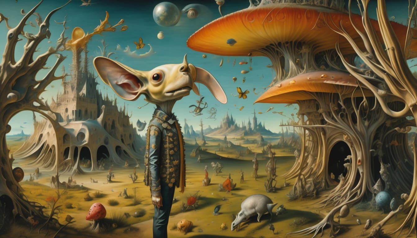 Surreal Cryptid Taxidermy in Imperial Colors