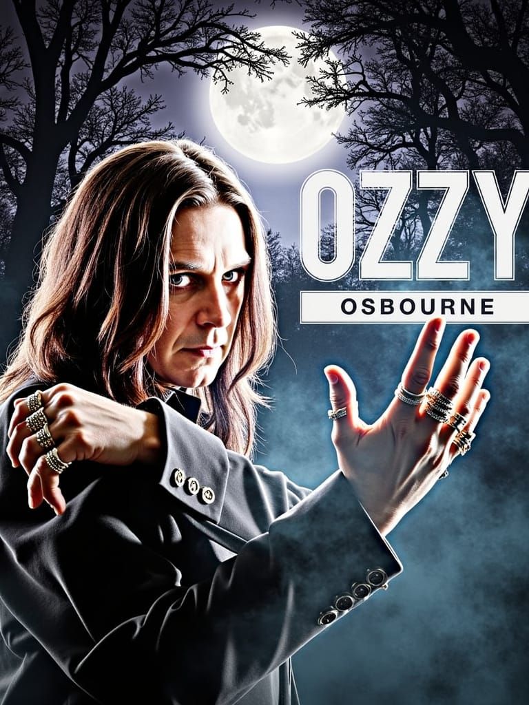 Dramatic Portrait in Rock Aesthetic with Ethereal Vibe