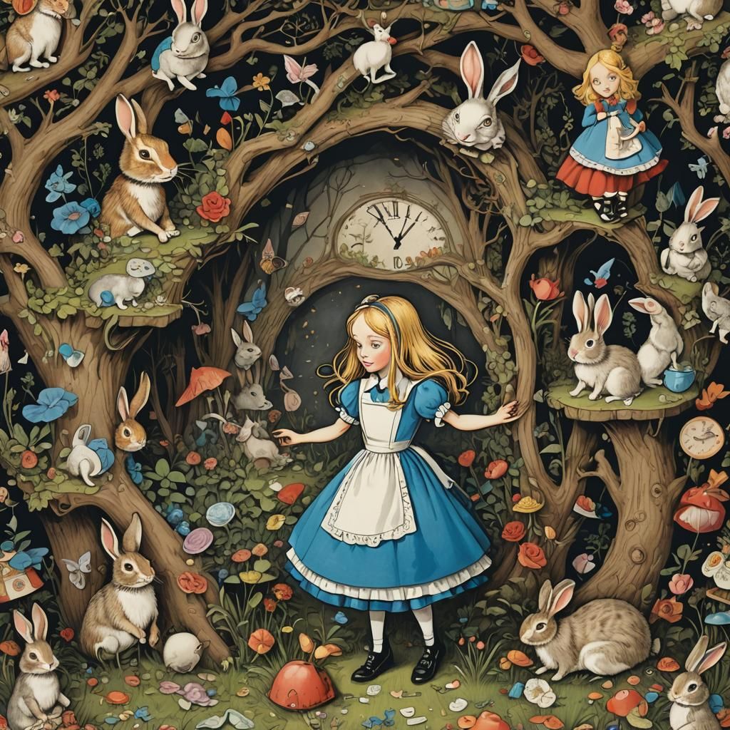Alice in Wonderland: Falling into Dreams