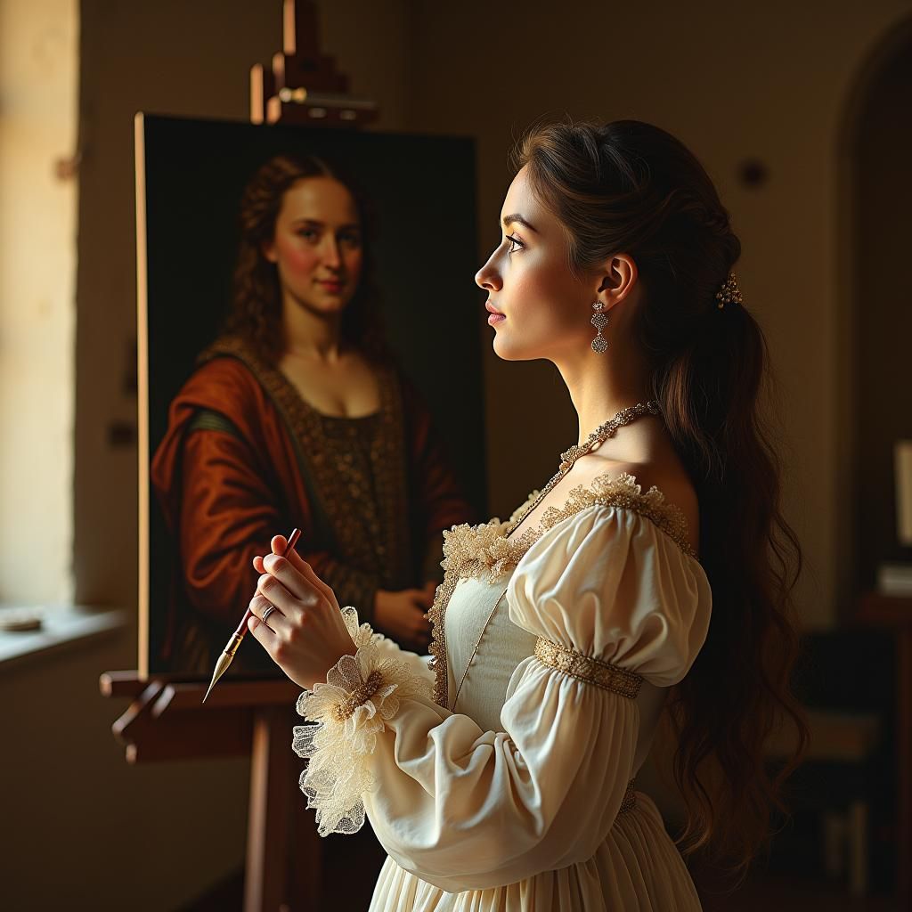 Da Vinci's Granddaughter Continues Artistic Lineage