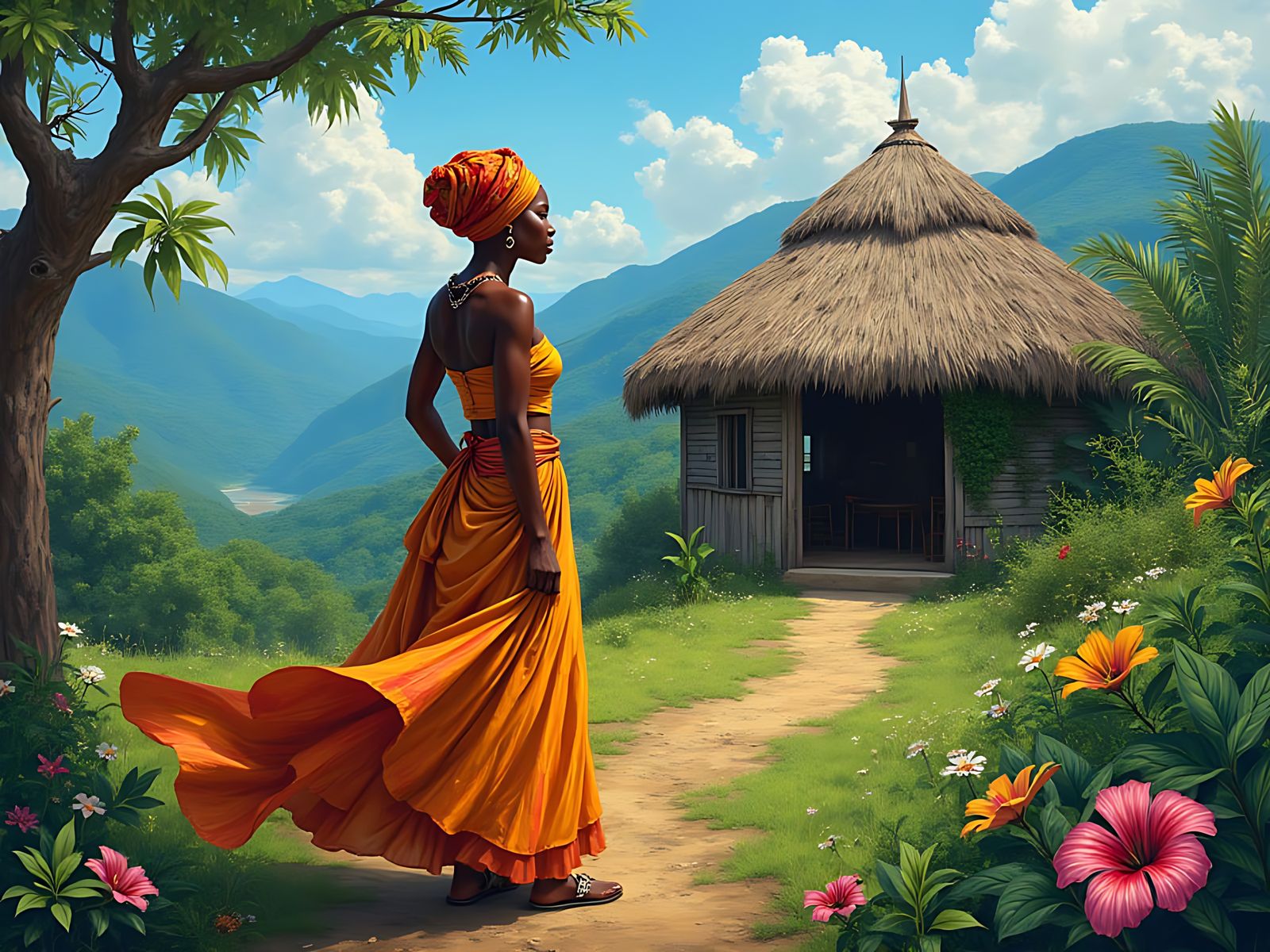 Vibrant Island Heritage in a Tropical Aesthetic