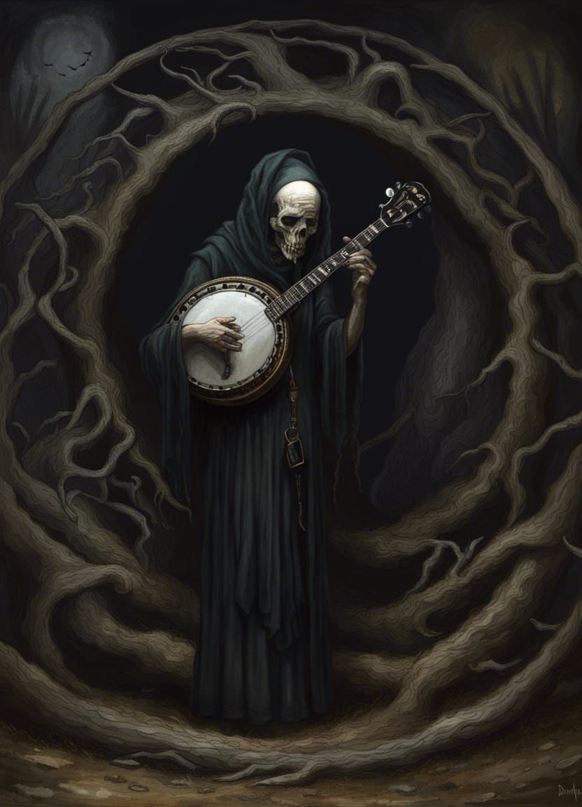 Oh Death in Appalachian Mountains: Gothic Art