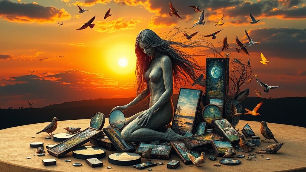 Surreal Dreamscapes Emerge from Cosmic Connection