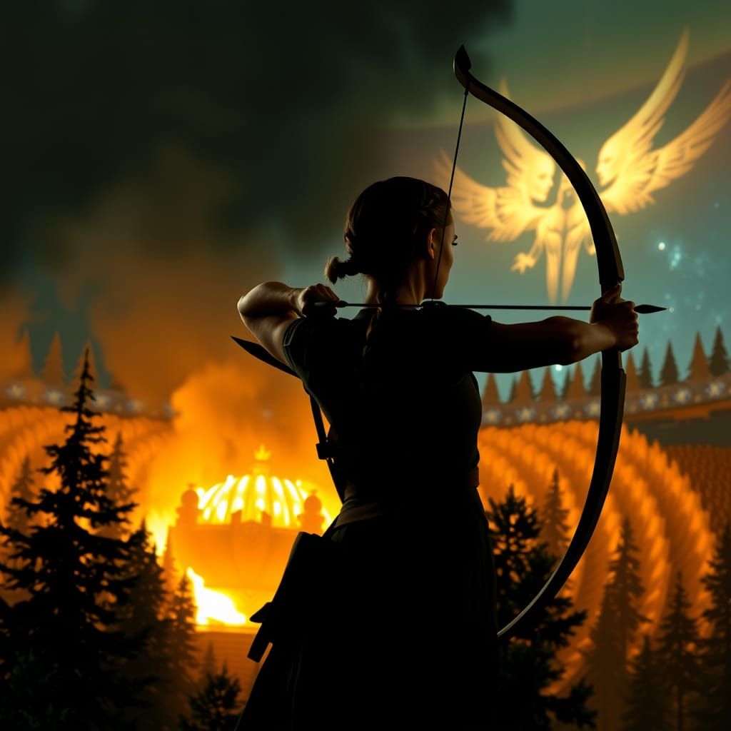 Dramatic Hunger Games Arena Scene in Unreal Engine