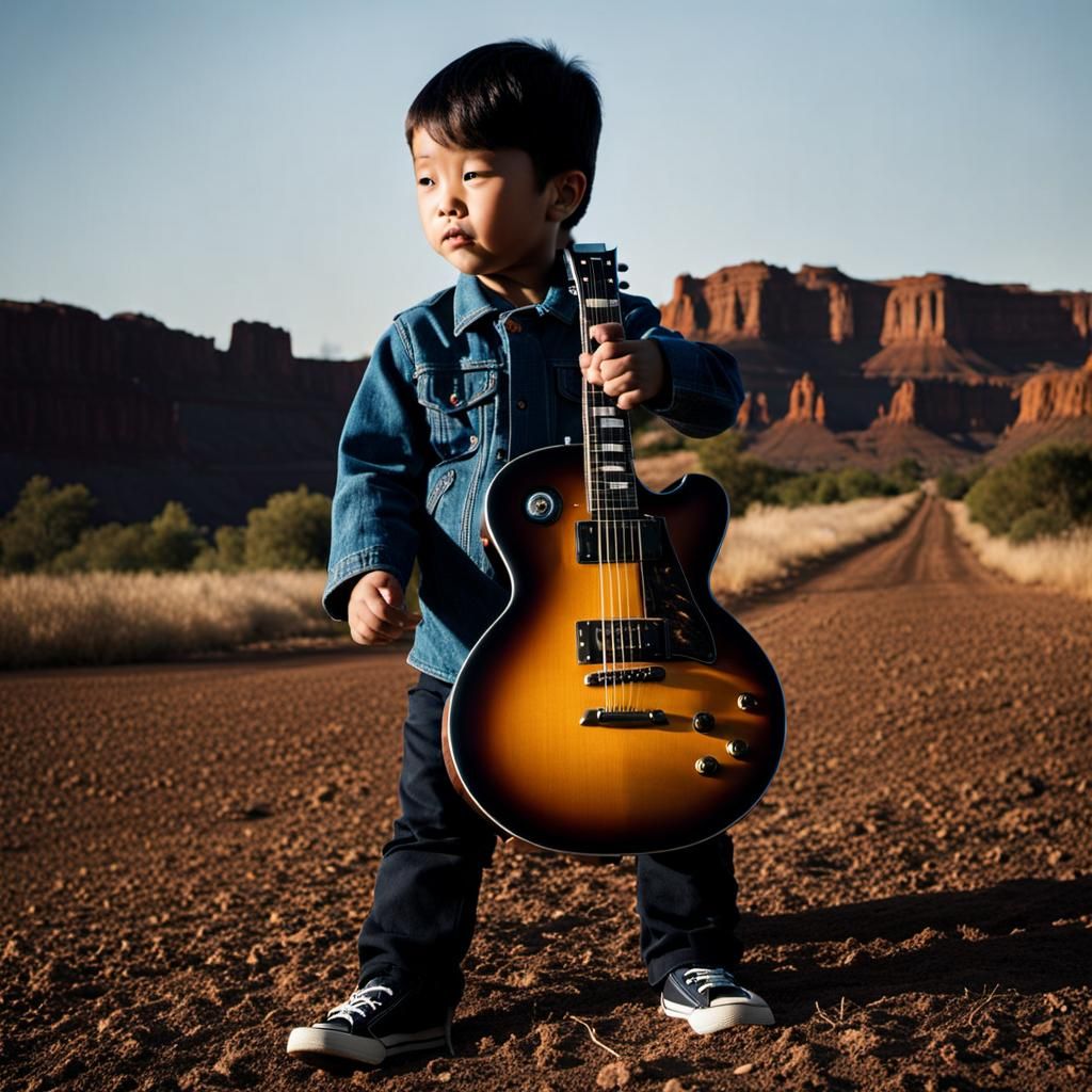 You dreamed of a big star He played a mean guitar"