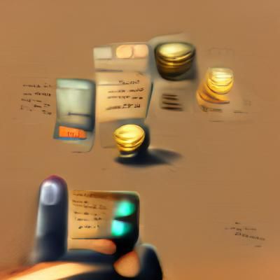Hand Holding Money Concept Art
