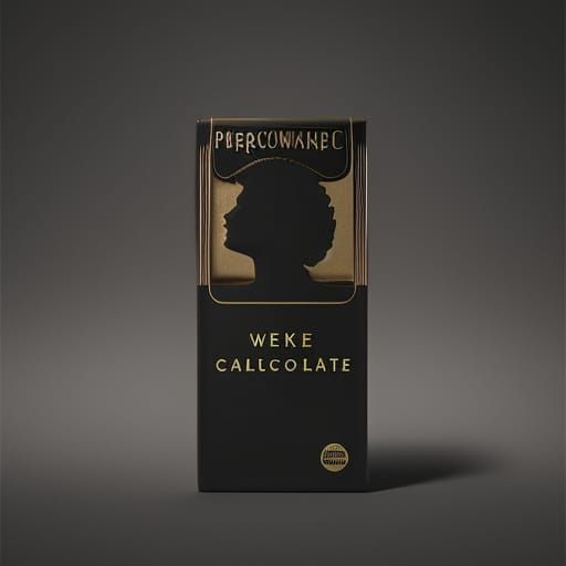 Hyperrealistic Chocolate Bar, Willy Wonka Style