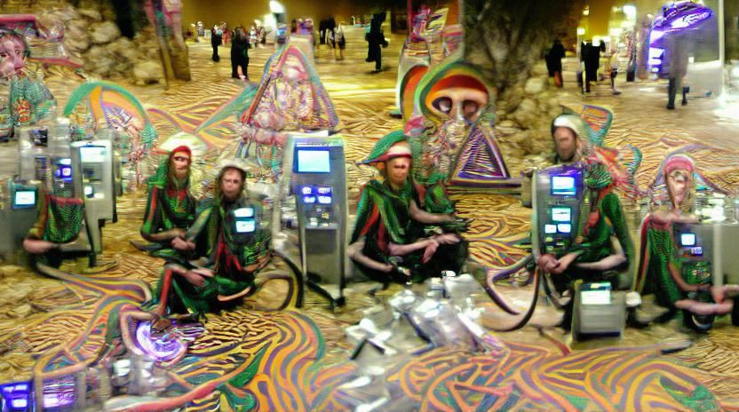 Psychedelic Machine Elves in Las Vegas