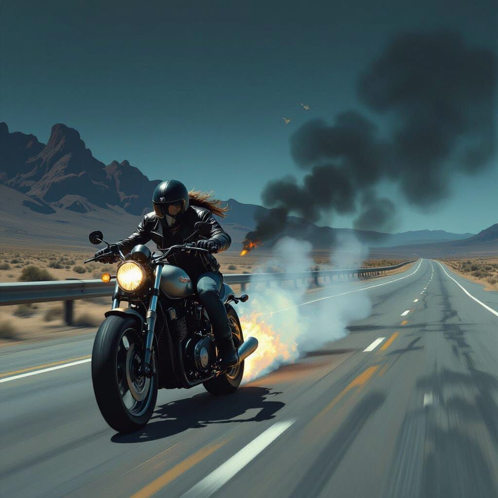 Burning Rubber in a Forbidden Landscape