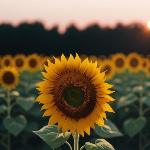 Sunflower Photography with Bokeh and Natural Light