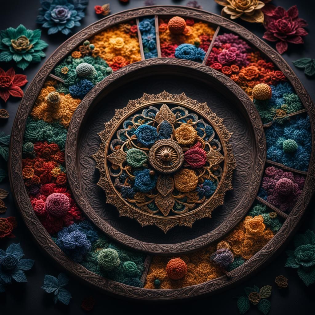 Intricate Colors in Hyperrealistic Style