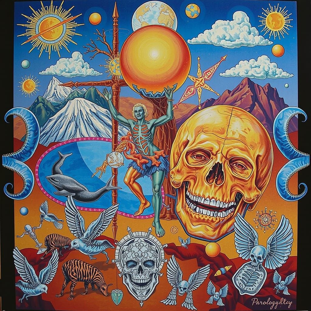 AI Generated Paroxysm, Cosmology, and Science Concepts