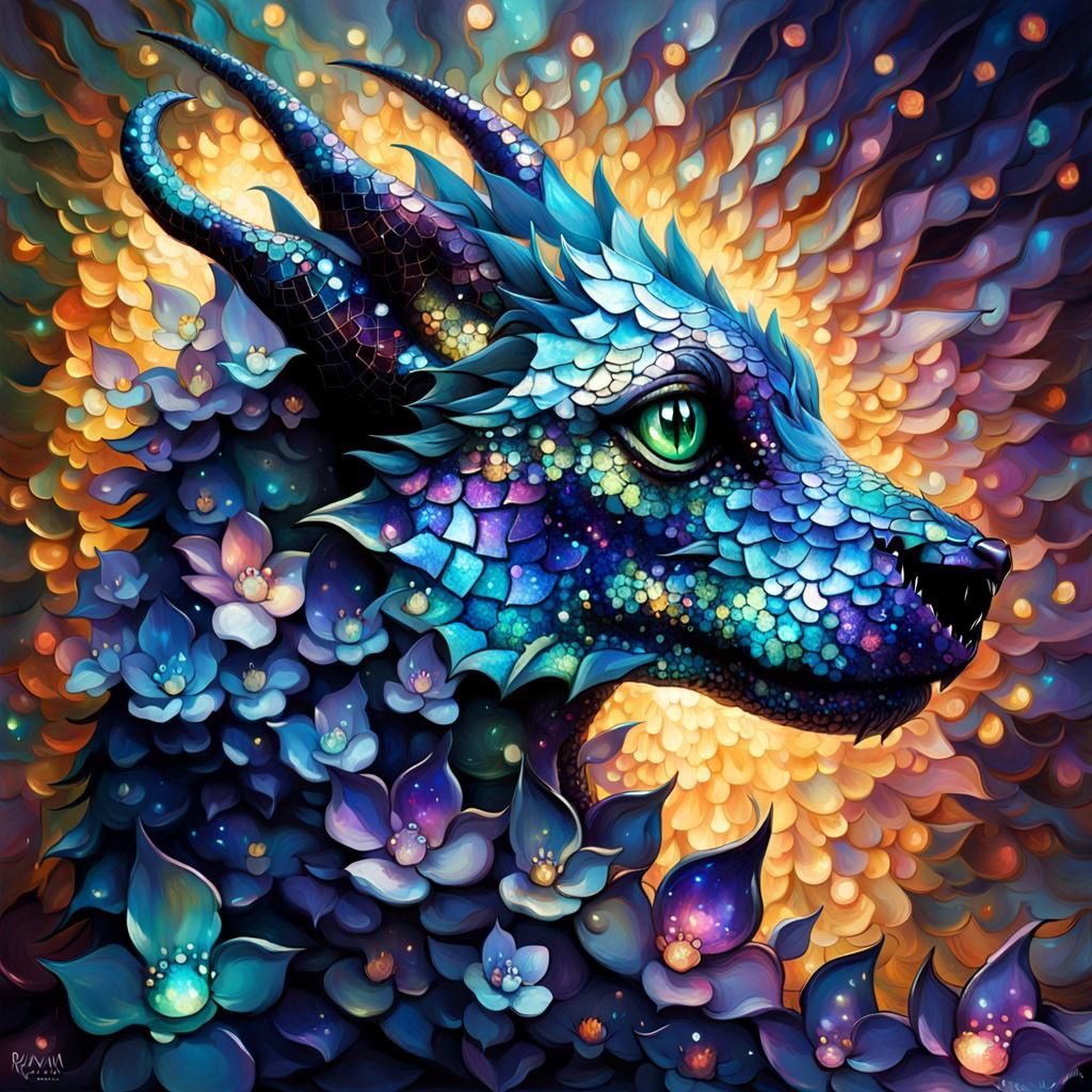 Aso (The Mythical Dog Dragon Hybrid)