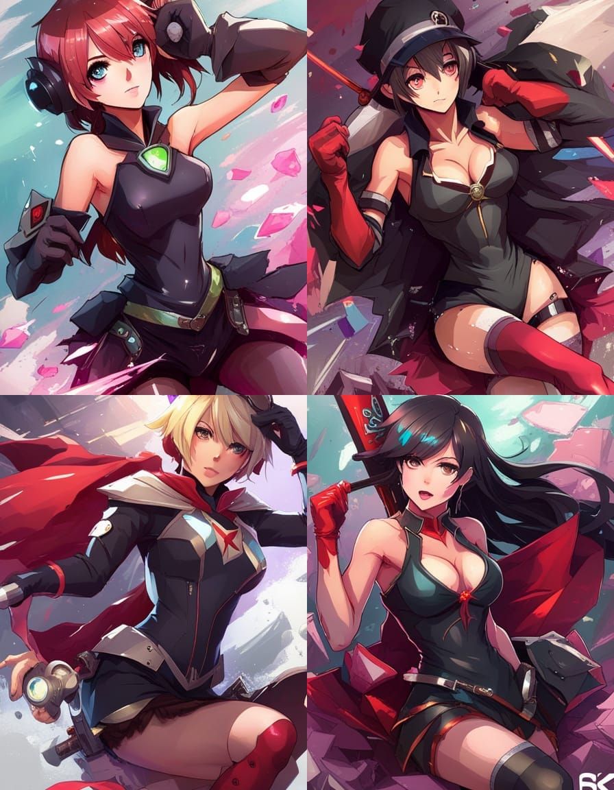 Artwork Inspired by Krenz Cushart's Style