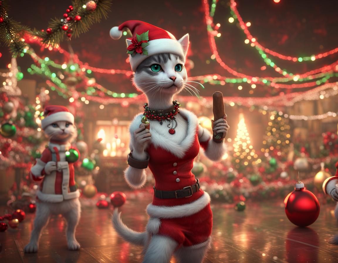 Christmas dance party