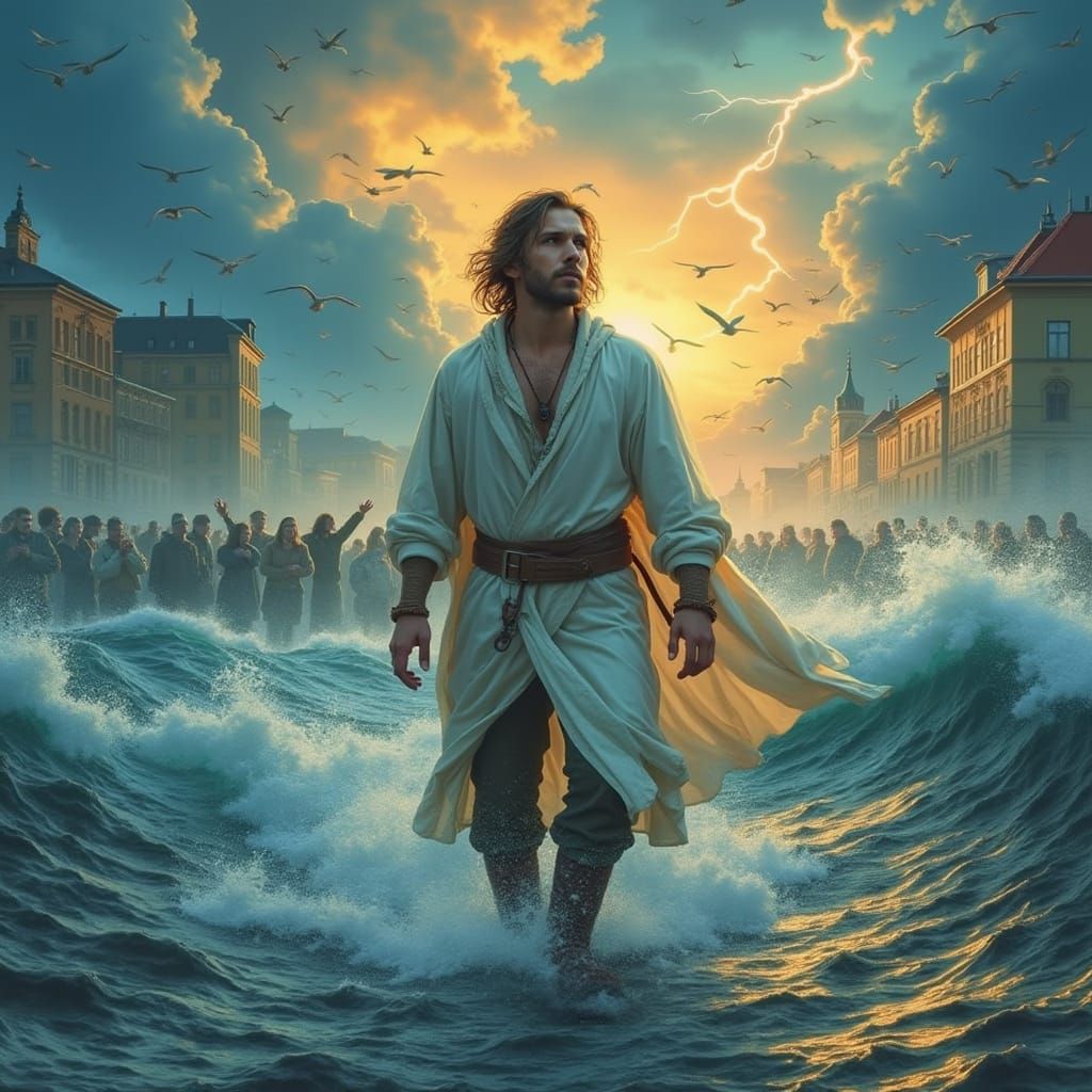 Swedish Man Offers Salvation Amidst Hostile Crowd in Stockho...