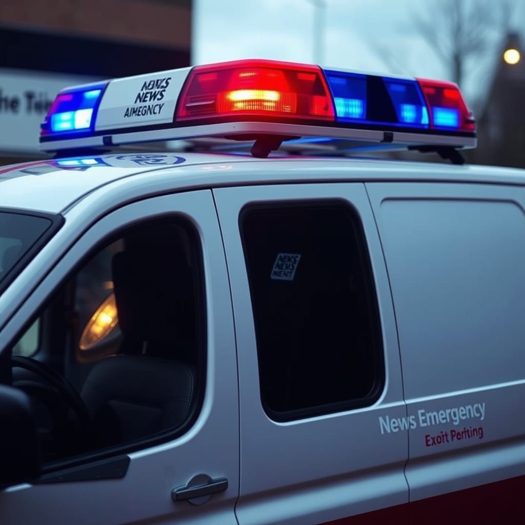 Emergency News Broadcast Vehicle