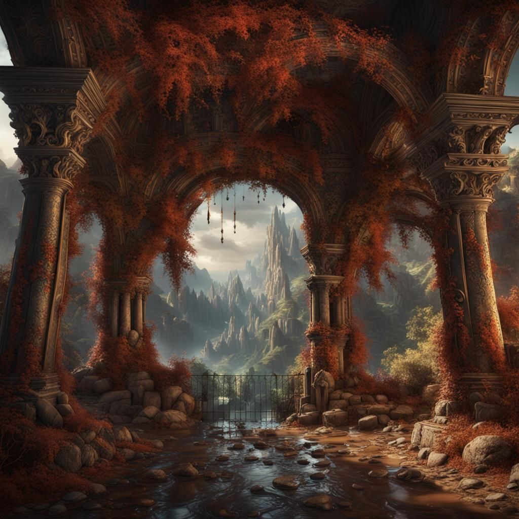 Detailed Matte Painting of Batonne de Sicili