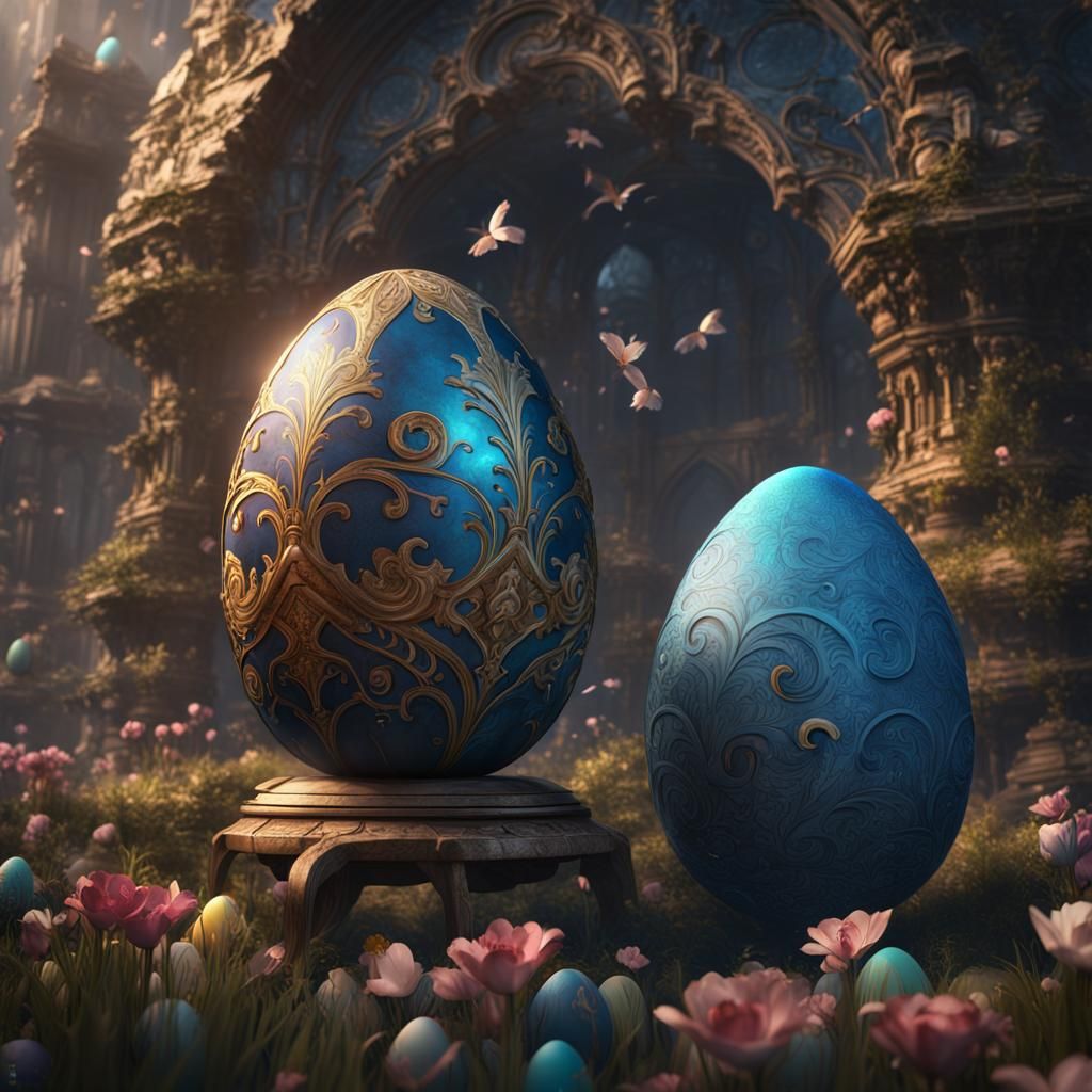 Fantastical Easter Egg Concept Art