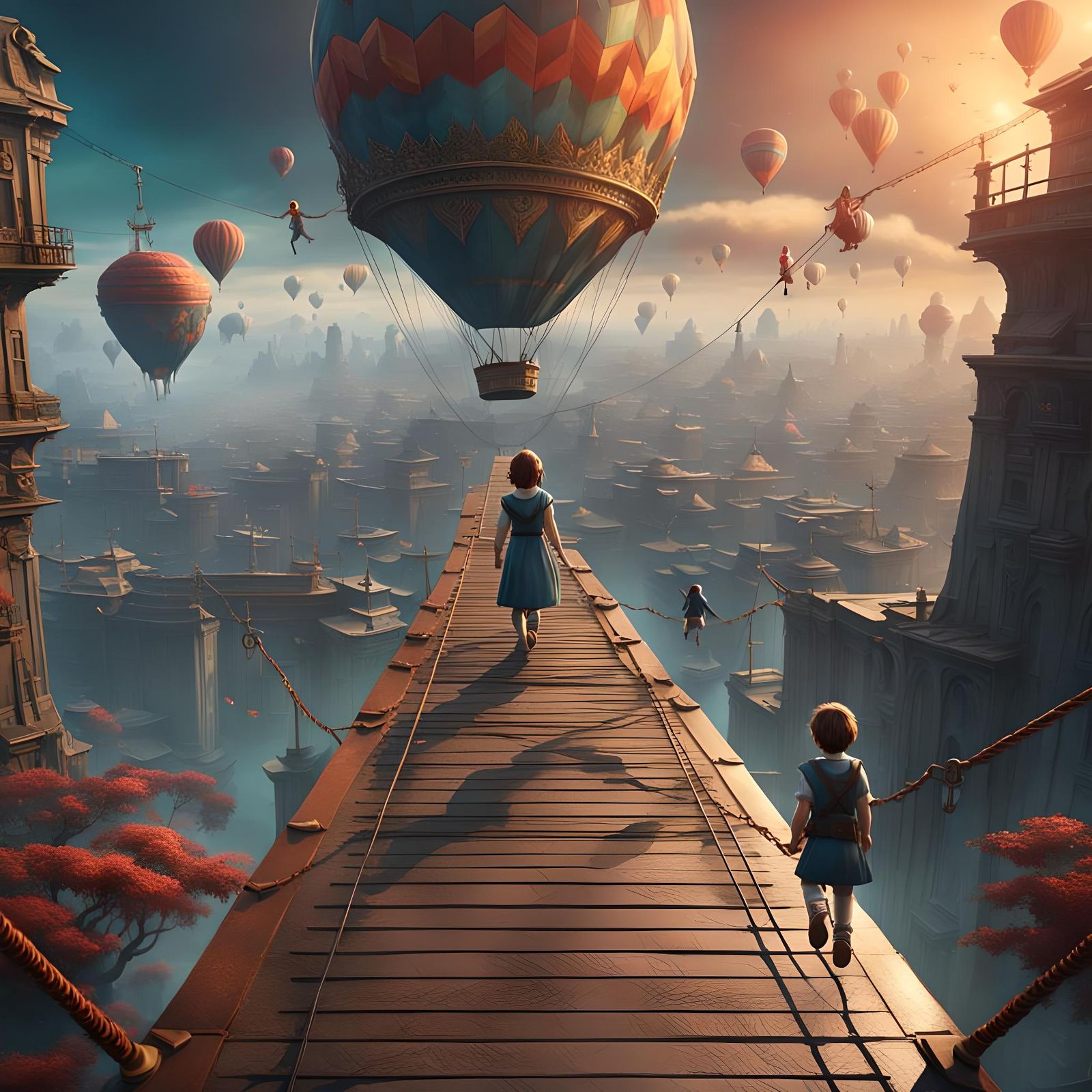 Child's Independence: A Matte Painting Concept