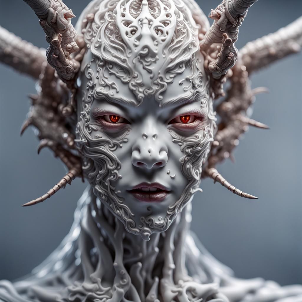 Porcelain Cyborg Demons: Macro Photography in Studio