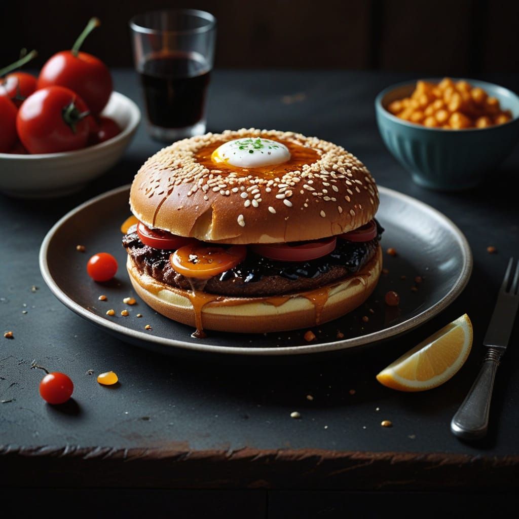 Steak in Film Noir Style