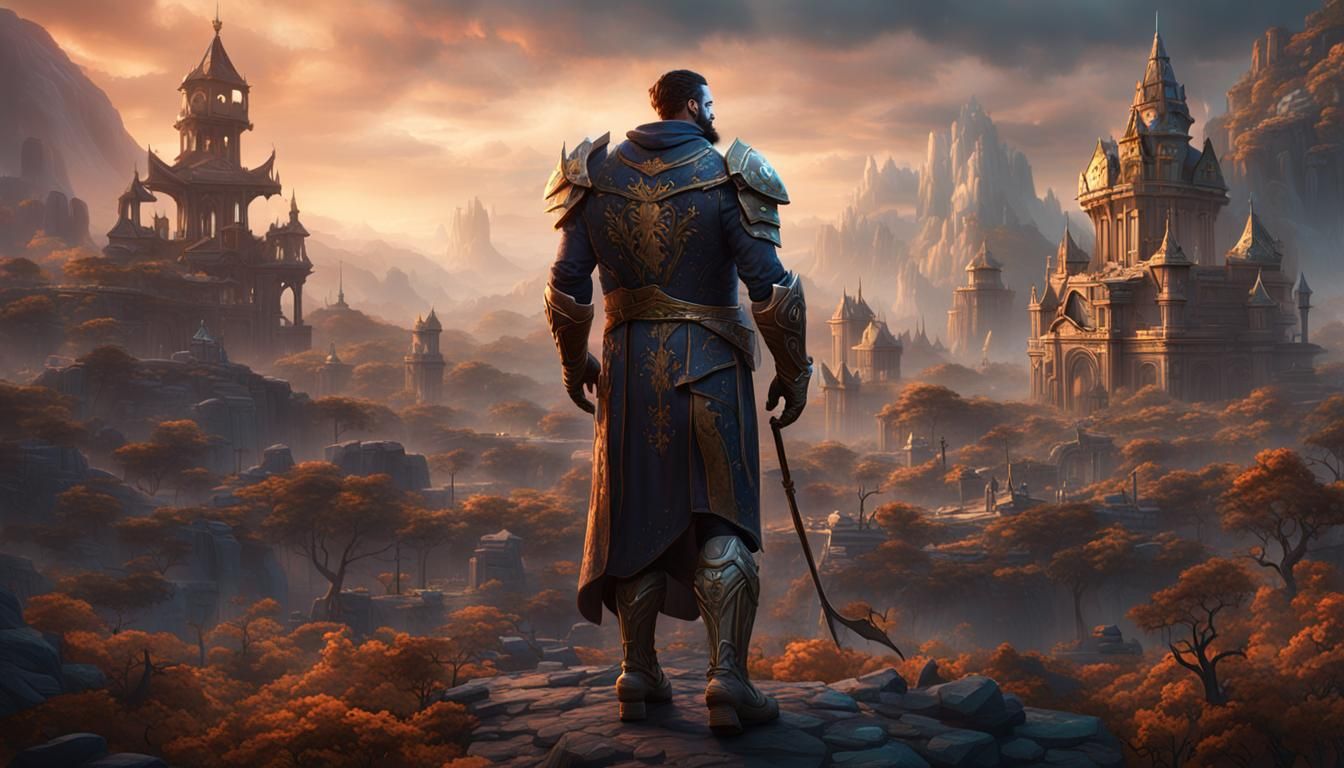 Role Model Man: Detailed Matte Painting