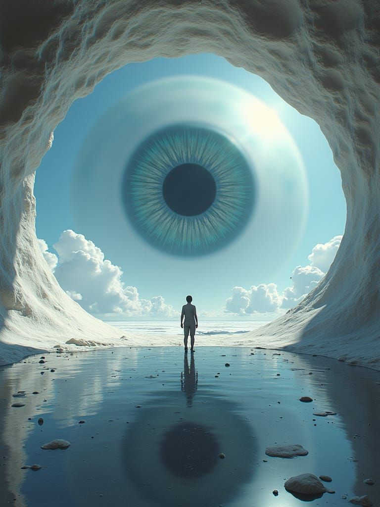 A Very Small Anthropomorphic Entity & An Eyeball in Atmosphe...