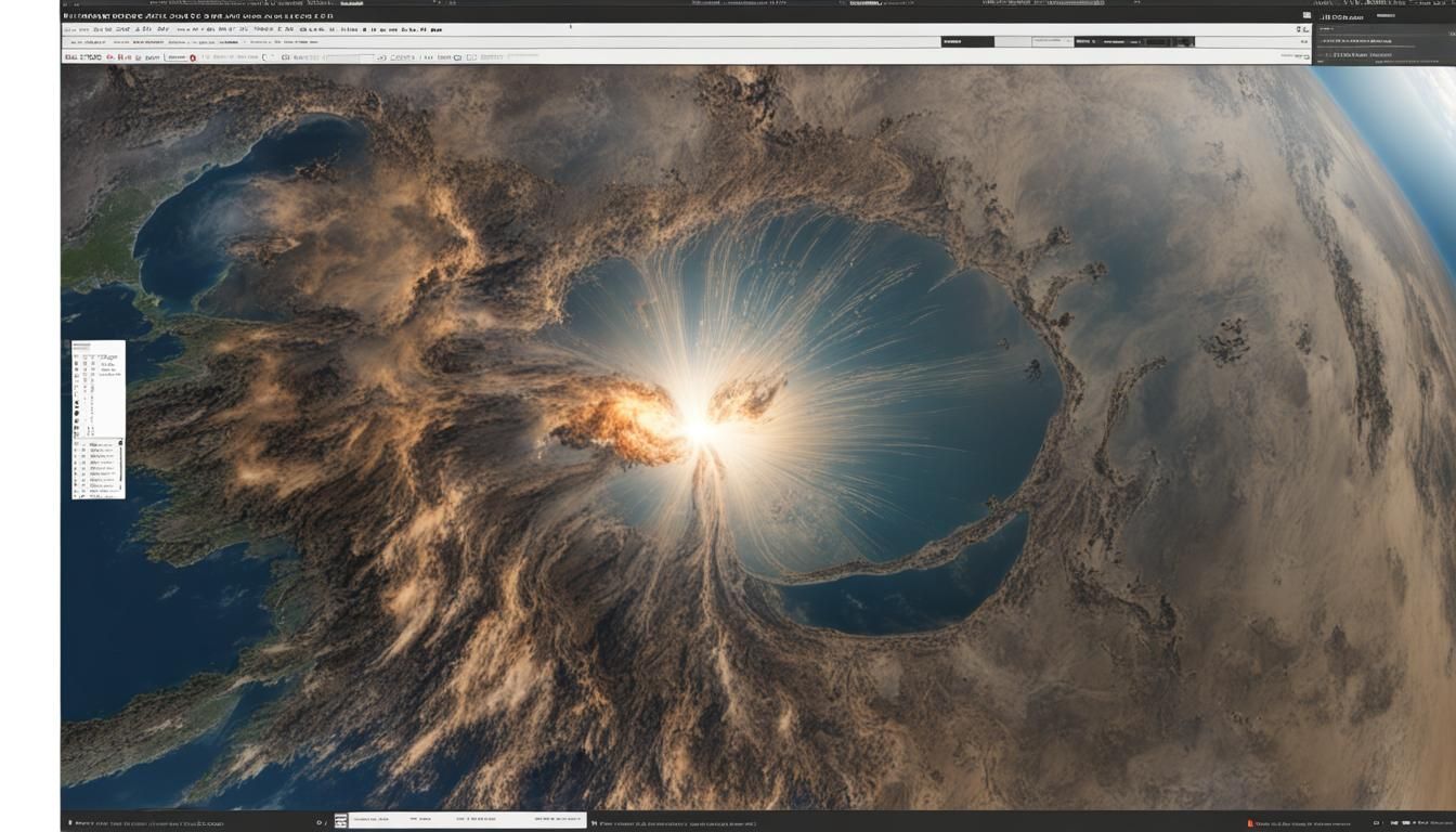 Realistic Earth View from Big Bang Origin