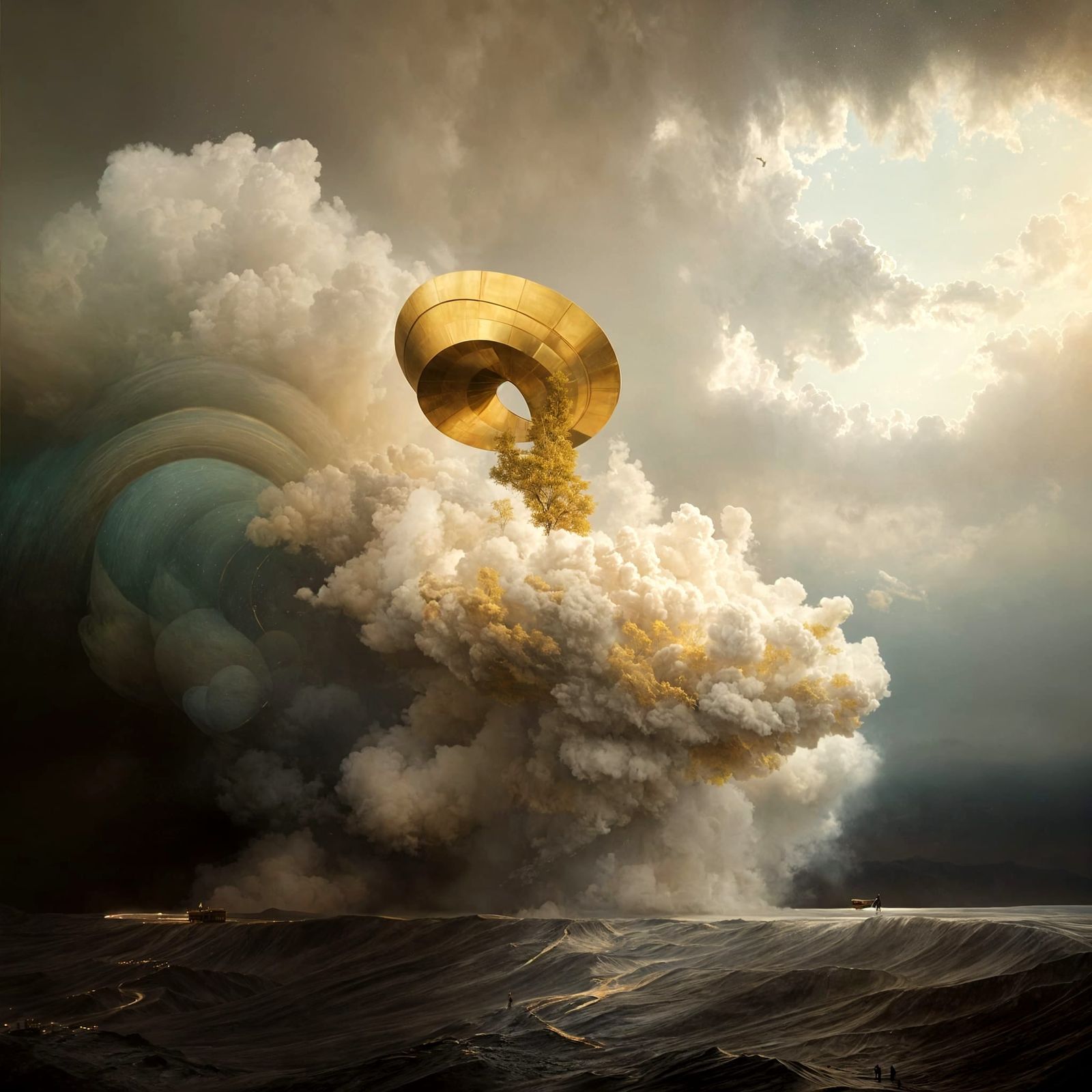 Golden Abstract Cycles in Magical Realism