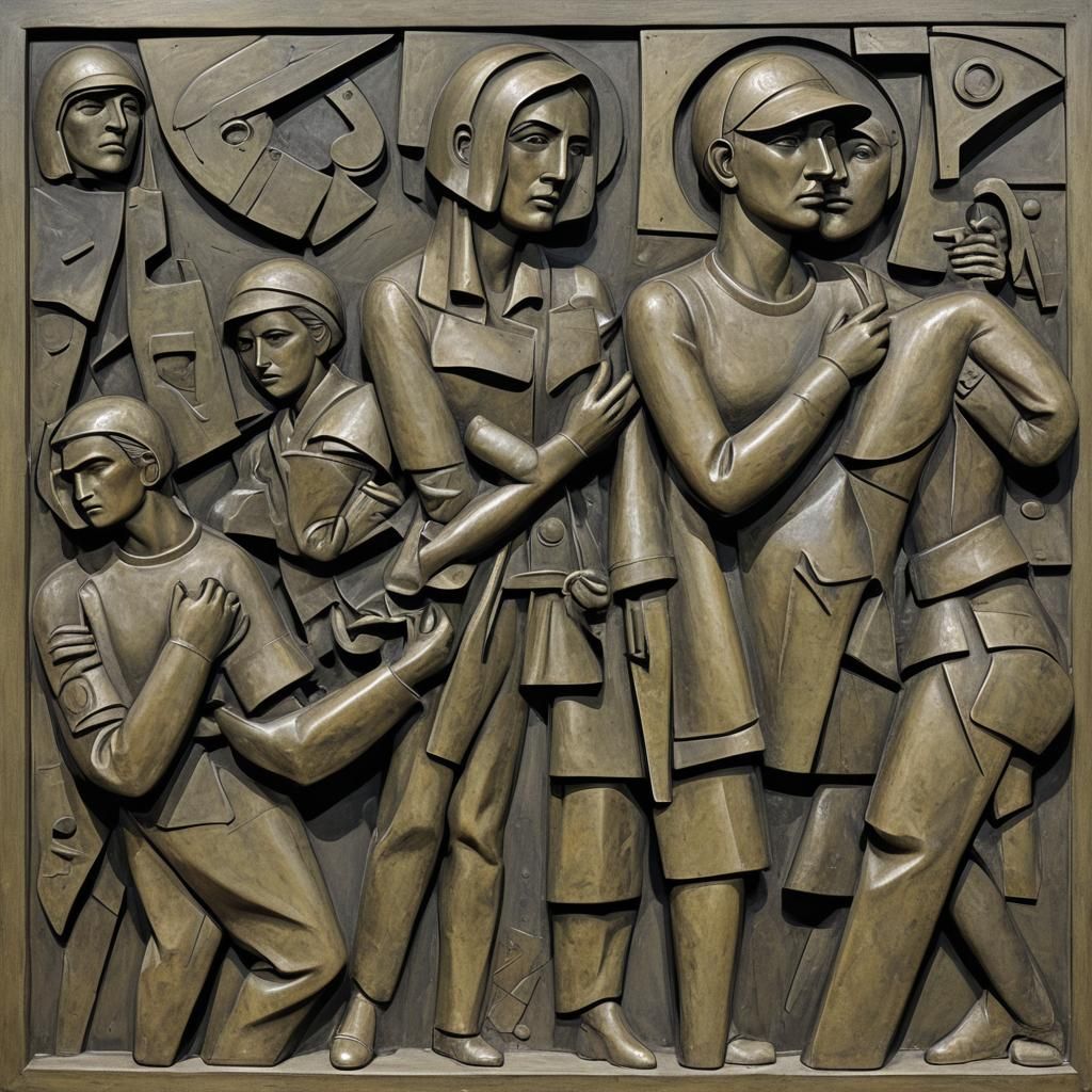 M*A*S*H in Style of Alexander Archipenko