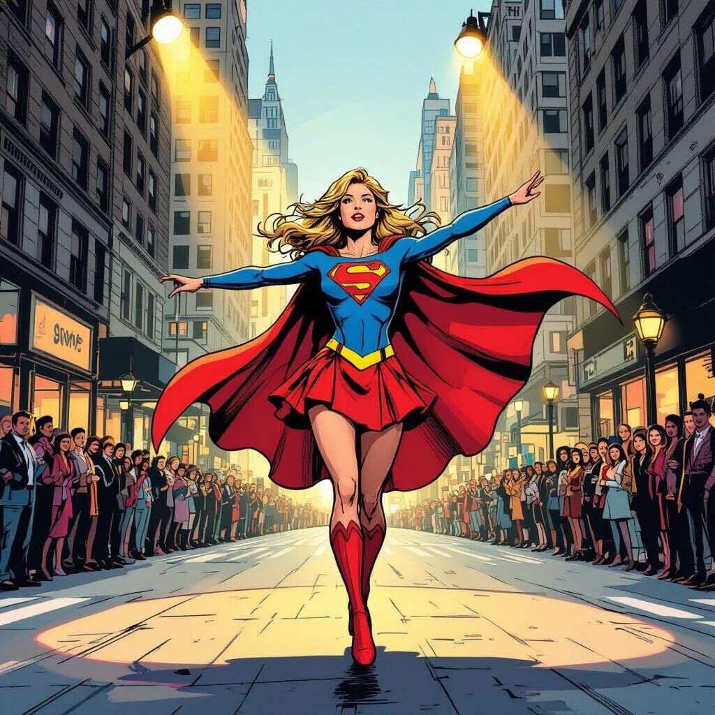 Supergirl Ballerina Performance in NYC