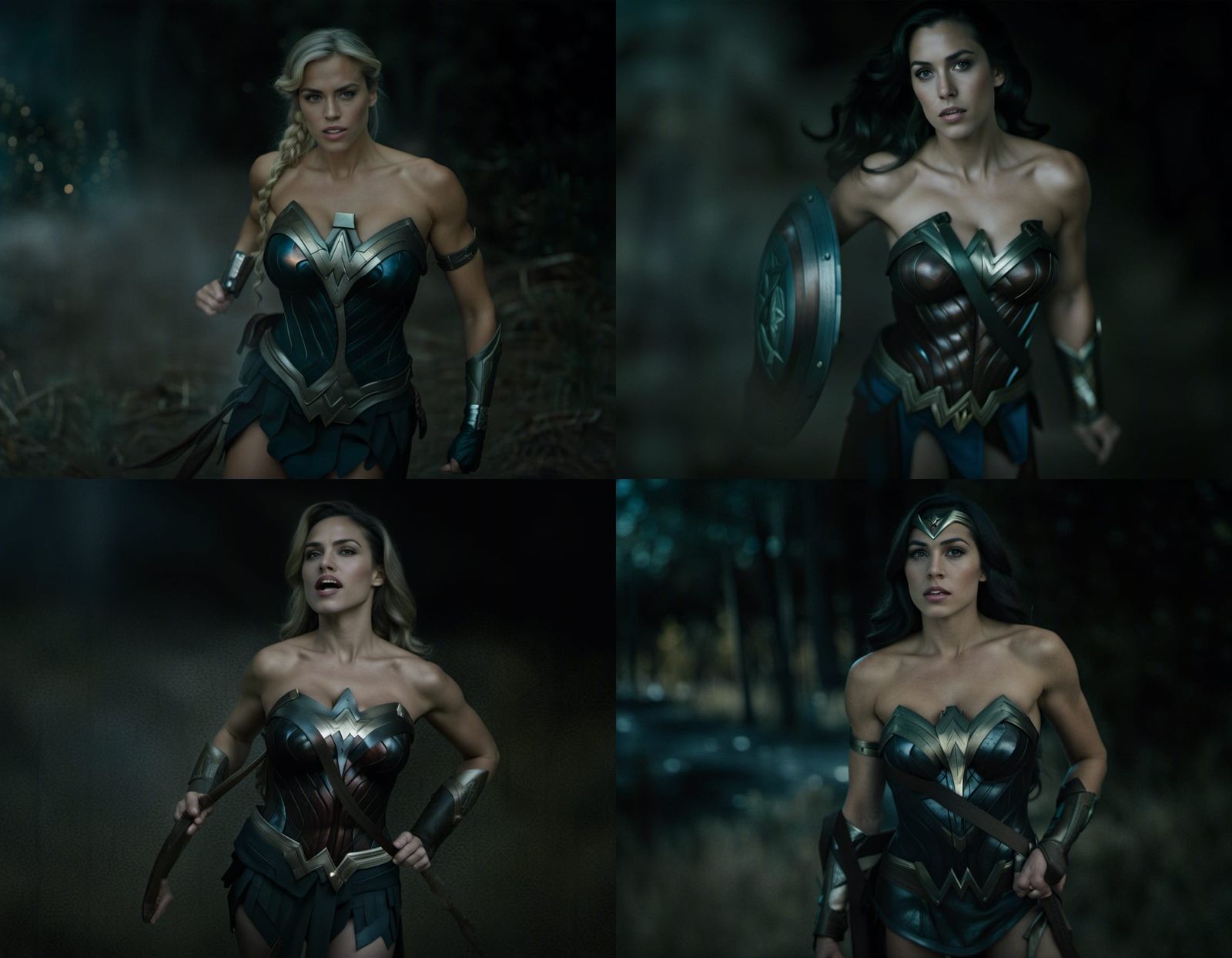 Blonde Wonder Woman Digital Art